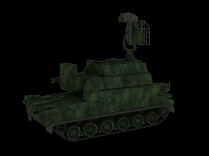 russian aa tank tor 3D Model