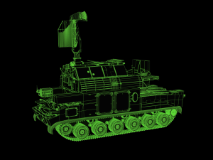 russian aa tank tor 3D Model