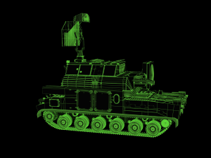 russian aa tank tor 3D Model