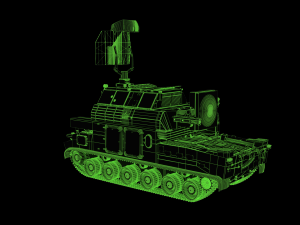 russian aa tank tor 3D Model