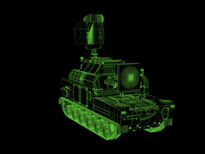 russian aa tank tor 3D Model