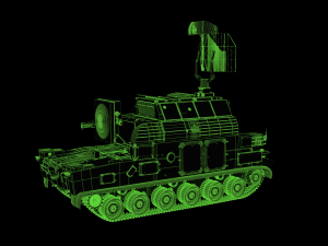 russian aa tank tor 3D Model