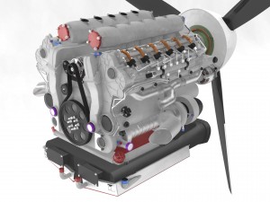 engine Model 3D