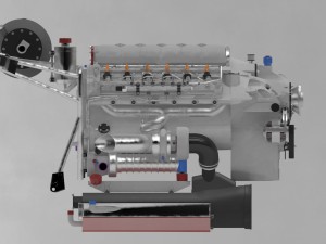 engine Model 3D