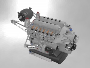 engine Model 3D