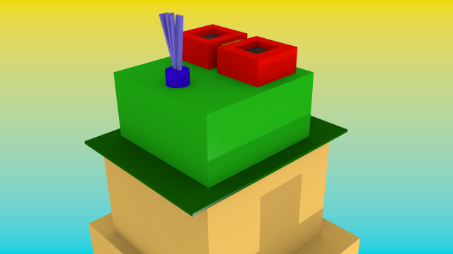 teemo lol pixel and blocky 3D-Modell .c4d .max .obj .3ds .fbx .stl .blend 