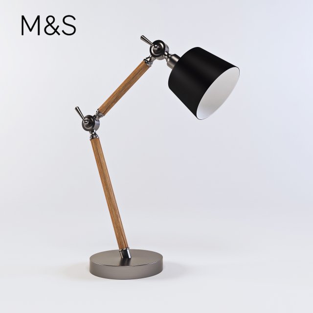 hybrid task table lamp Modèle 3D .c4d .max .obj .3ds .fbx .stl .blend 