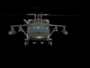 uh-60 black hawk 3D 모델