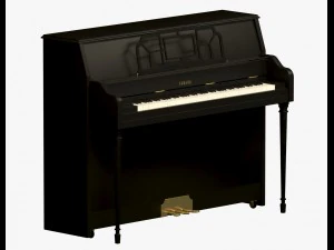 ヤマハアップライトピアノ 3Dモデル