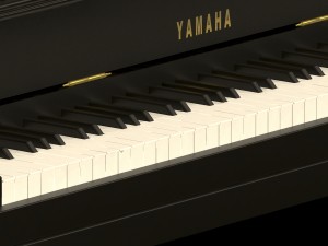 yamaha upright piano Modelo 3D