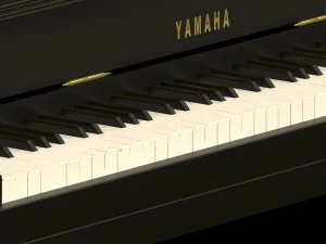 yamaha upright piano 3D Model