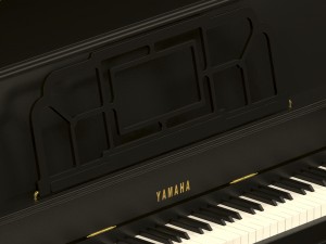 yamaha upright piano Modelo 3D