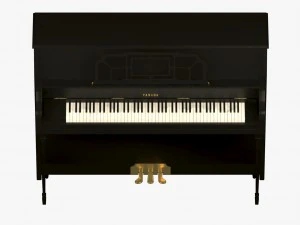 yamaha upright piano 3D Model
