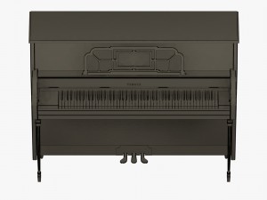 yamaha upright piano Modelo 3D