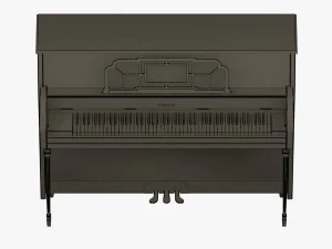 yamaha upright piano 3D Model