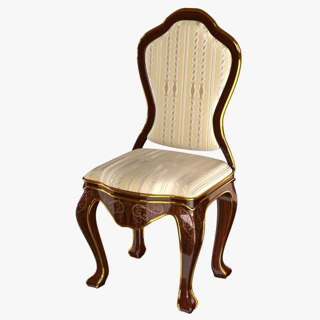 classic chair 0001 3D 模型 .c4d .max .obj .3ds .fbx .stl .blend 