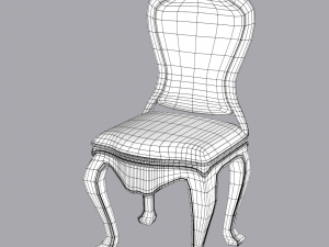 classic chair 0001 3D 模型
