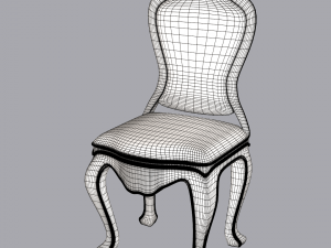 classic chair 0001 3D 模型