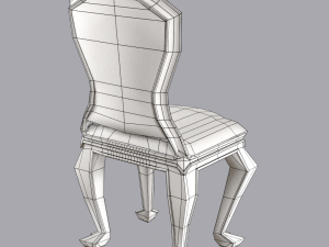 classic chair 0001 3D 模型