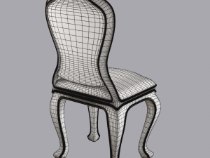 classic chair 0001 3D 模型