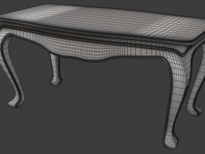 classic table 0001 3D 模型