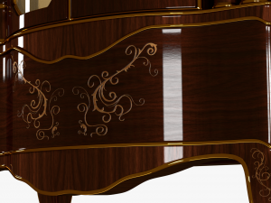 glass cabinet 0001 3D Model