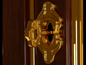 glass cabinet 0001 3D Model