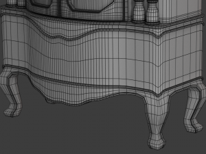 glass cabinet 0001 3D Model