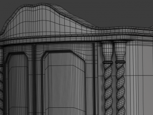 glass cabinet 0001 3D Model