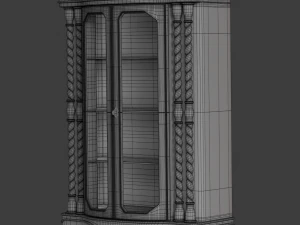 glass cabinet 0001 3D Model