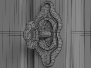 glass cabinet 0001 3D Model