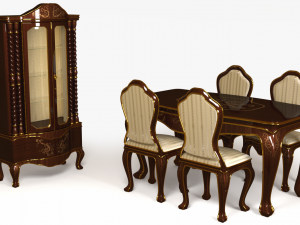 classic living set 0001 3D Model