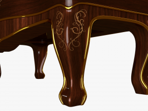 classic living set 0001 Modèle 3D