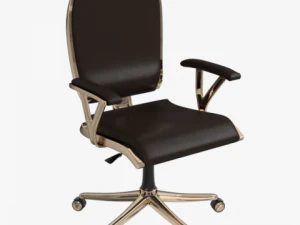 office table and chair 0001 3D Model