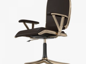 office table and chair 0001 3D Model