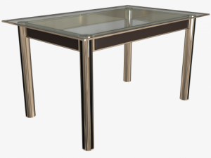 office table and chair 0001 3D 模型