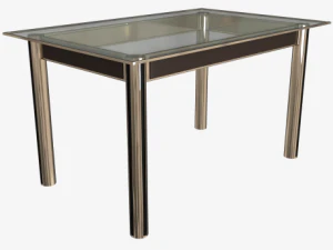 office table and chair 0001 3D Model