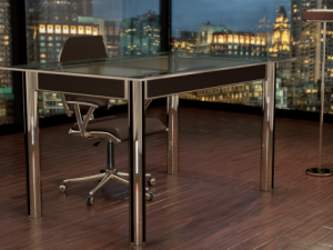 office table and chair 0001 3D Model
