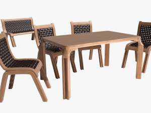 garden set 0001 3D मॉडल