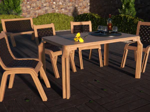 정원 세트 0001 3D 모델