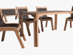 garden set 0001 3D Модель