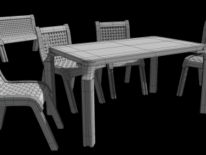 garden set 0001 3D Модель