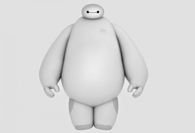 bay max 3D 모델 .c4d .max .obj .3ds .fbx .stl .blend