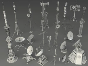 antennas - 20 pieces - part -1 3D Model
