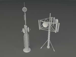 antennas - 20 pieces - part -1 Modelo 3D