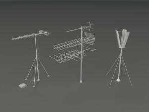 antennas - 20 pieces - part -1 Modelo 3D