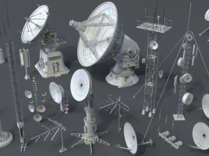antennas - 20 pieces - part -2 3D Model