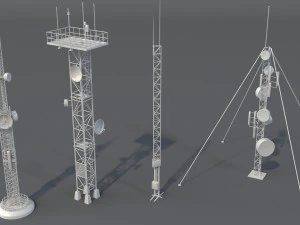 antennas - 20 pieces - part -2 3D Model