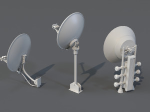 antennas - 20 pieces - part -2 3Dモデル