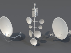 antennas - 20 pieces - part -2 3Dモデル